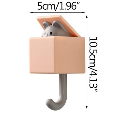 Peeking Cat Wall Hangende Haak