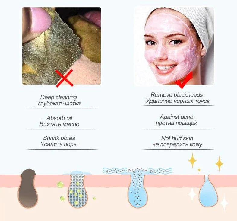 Roze Klei Masker