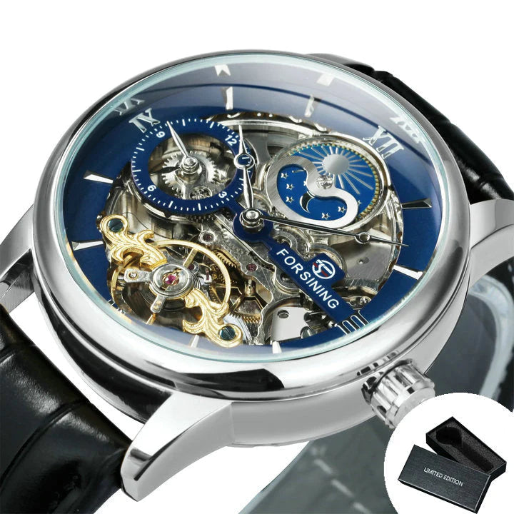 Forsining Heren Skelet Horloge