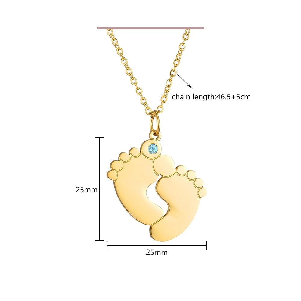 Custom Baby Voeten Halsband