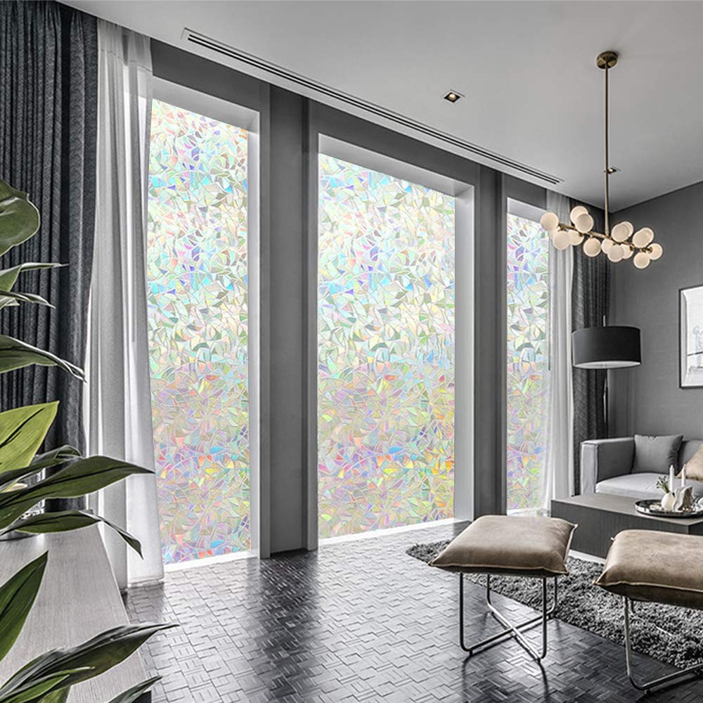 3D Regenboog Glas Folie