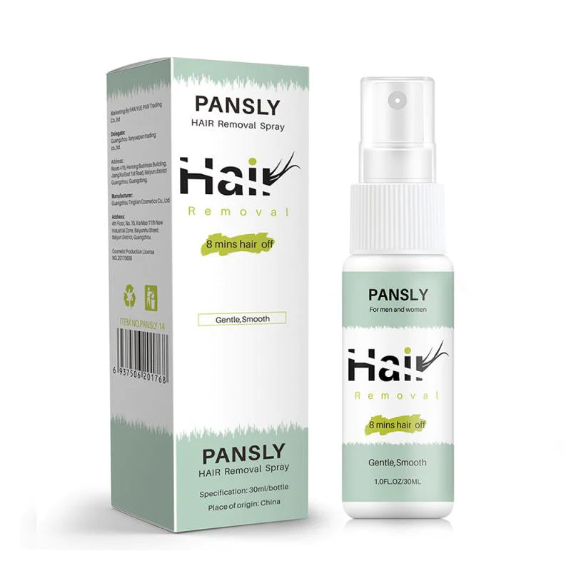 Spray voor zachte ontharing