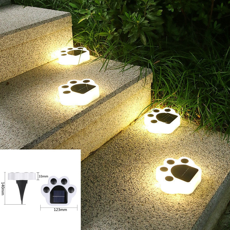 Paw Print Lampjes op zonne-energie Belleza