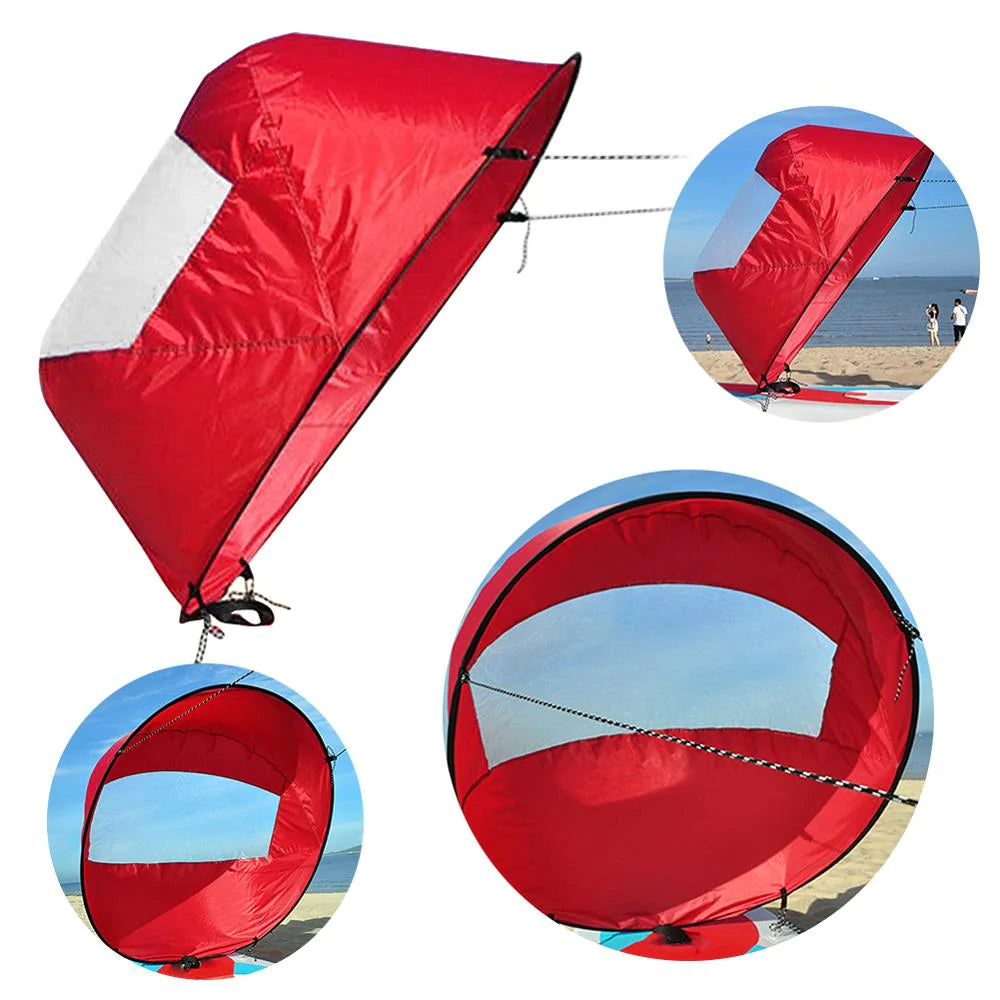 Opvouwbare Downwind Kajak Zeil