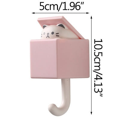 Peeking Cat Wall Hangende Haak