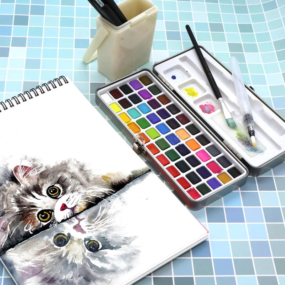 Draagbare Aquarelset