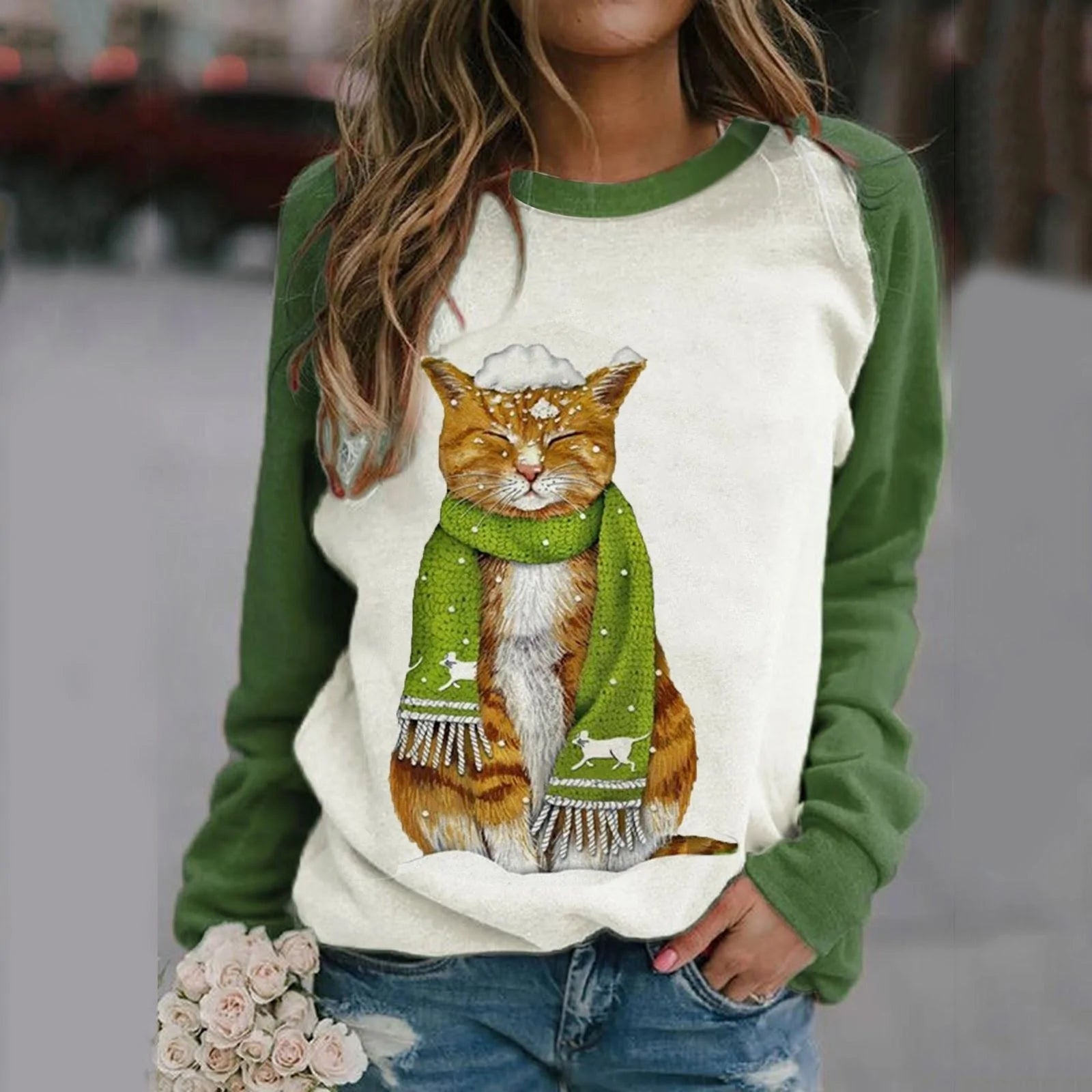 Vrouwen Bedrukt Sweatshirt