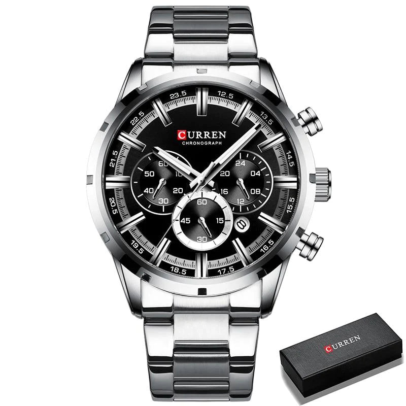 Curren Business Chronograafhorloge