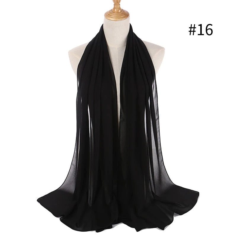 Chiffon Hijab Hoofdband