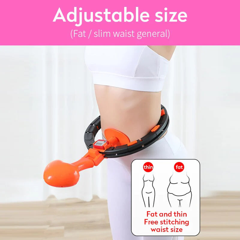 Exercising Hoola Hoop