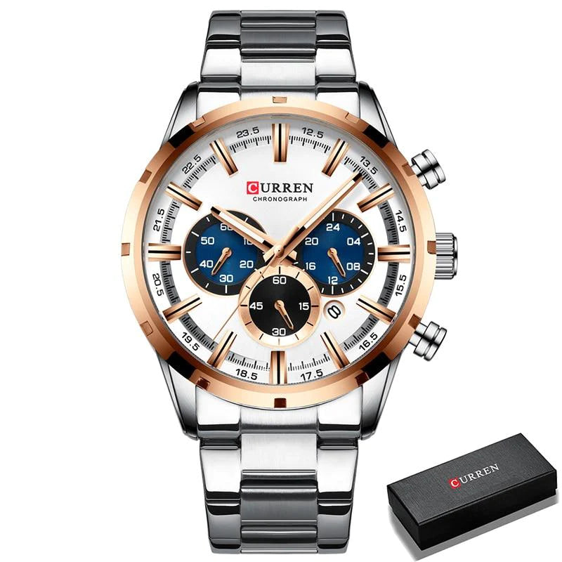 Curren Business Chronograafhorloge