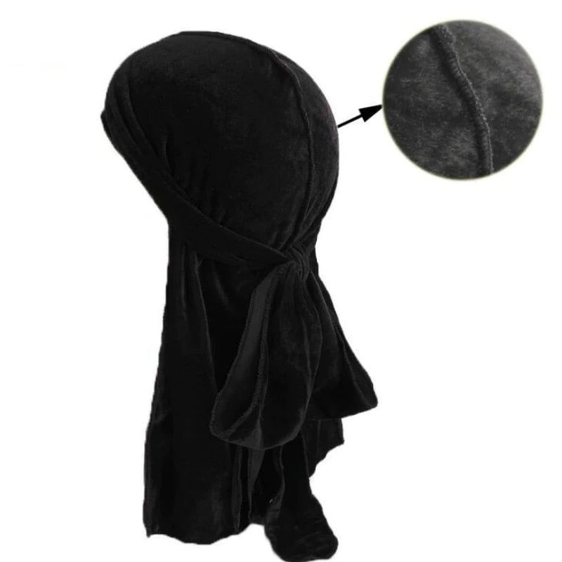 Ademende Fluwelen Durag