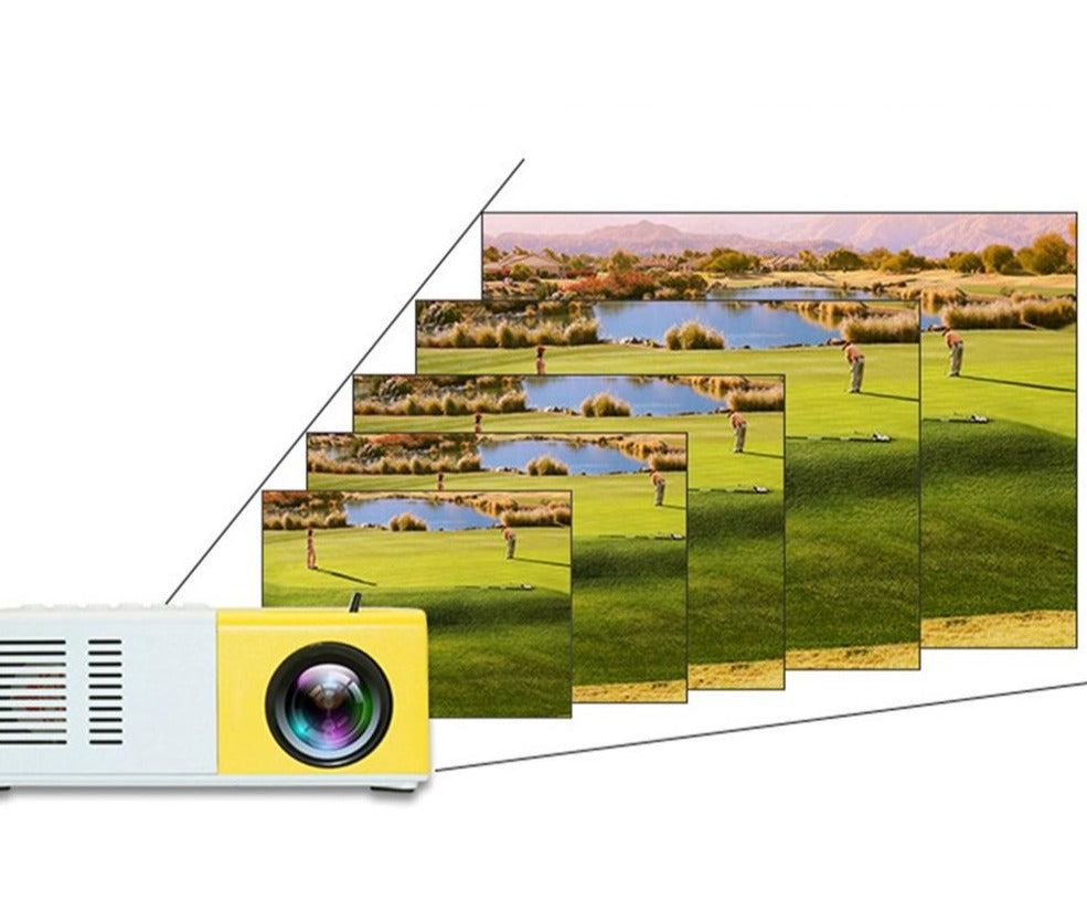 Palmformaat Draagbare Projector