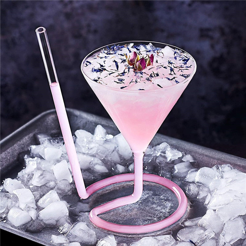 Spiraal Straw Cocktailglas
