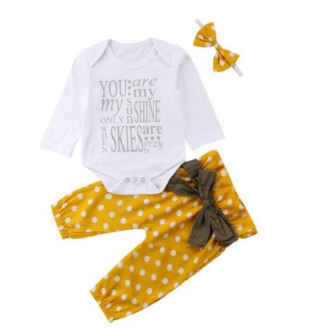 You Are My Sunshine Baby Rompertje Set