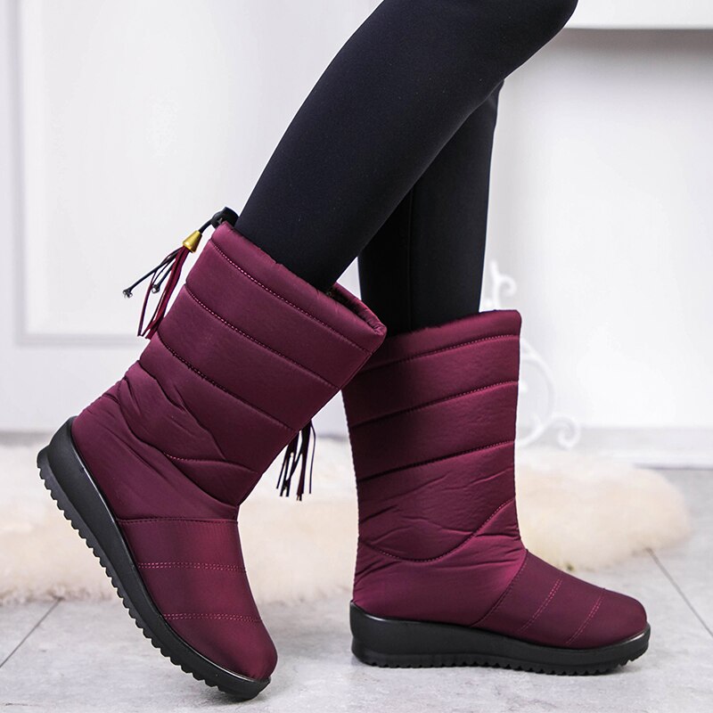 Super Warme Zachte Dames Winterlaarzen - 2024 Model