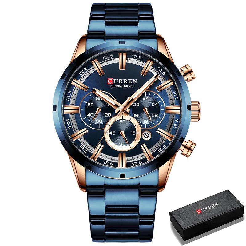 Curren Business Chronograafhorloge