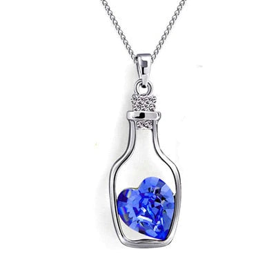 Drift Bottle Kristal Hart Ketting