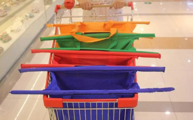 Boodschappenwagentje Trolley Tassen (Set van 4)
