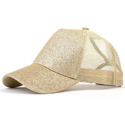 Rommelige Bun Baseball Cap
