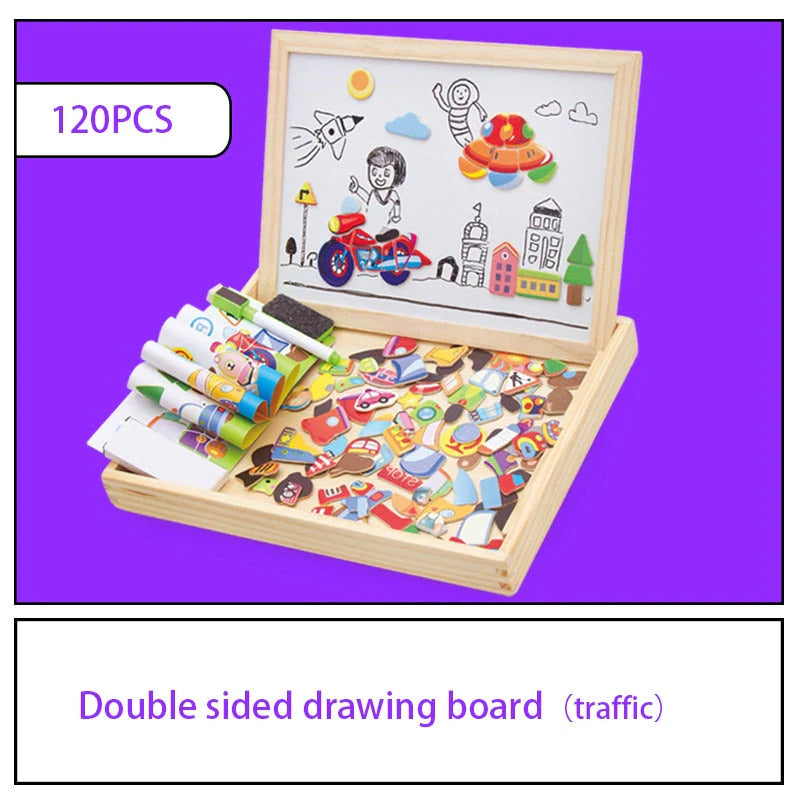 Teken & Puzzel - Educatief Magneetbord