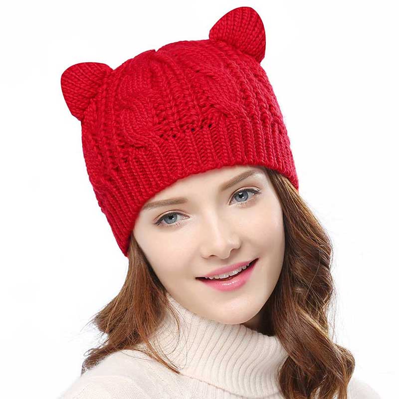 Kattenoor muts