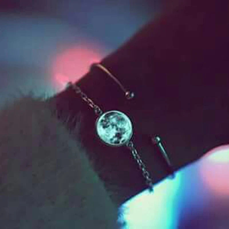 Glow In The Dark Moon Armband