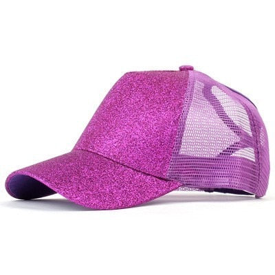 Rommelige Bun Baseball Cap