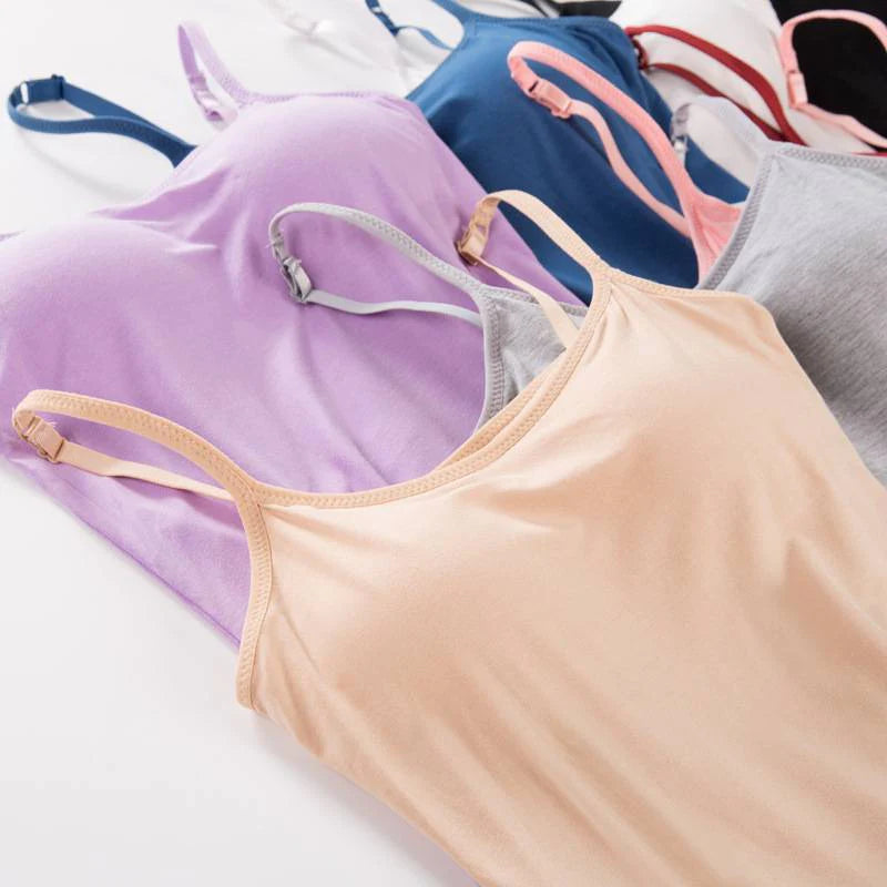Dames Gevoerde Cami Tank Tops