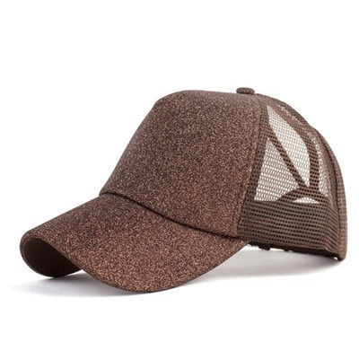 Rommelige Bun Baseball Cap