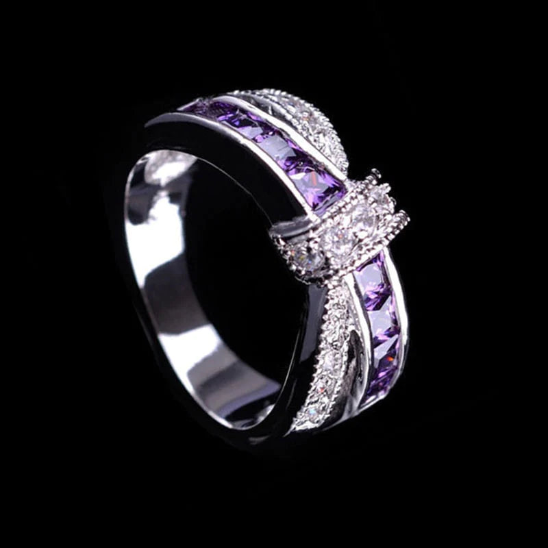 Criss Cross Kristal Ring