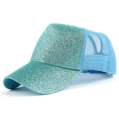 Rommelige Bun Baseball Cap