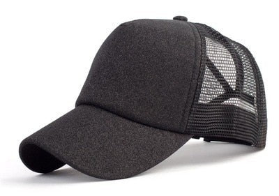 Rommelige Bun Baseball Cap