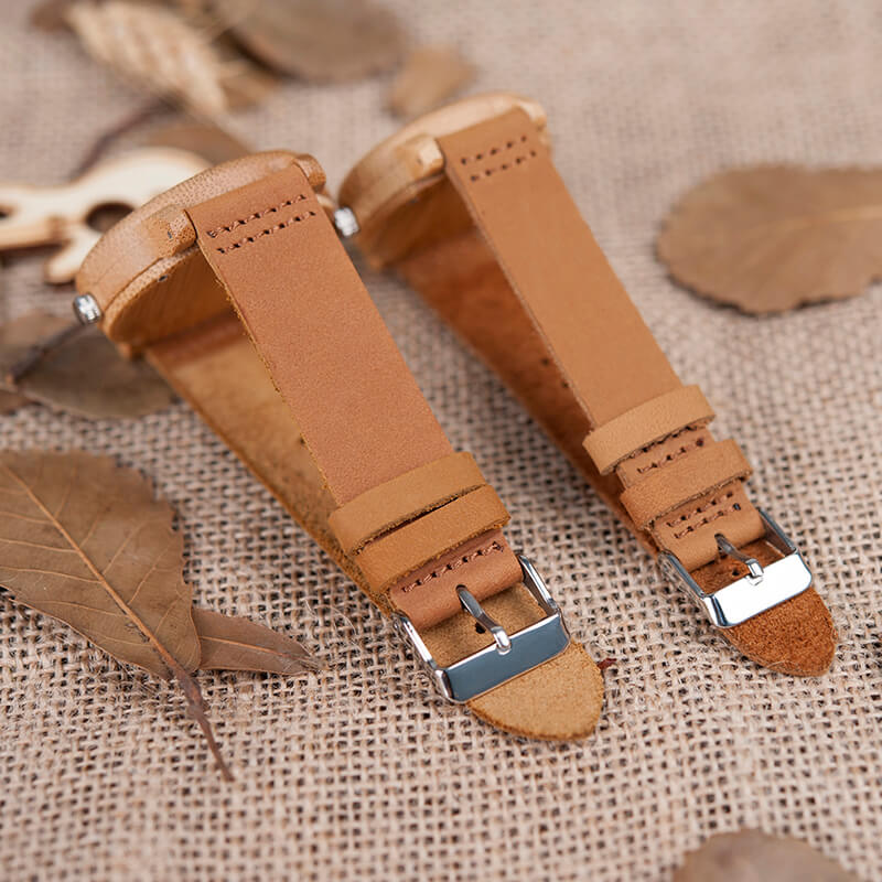 Houten horloge