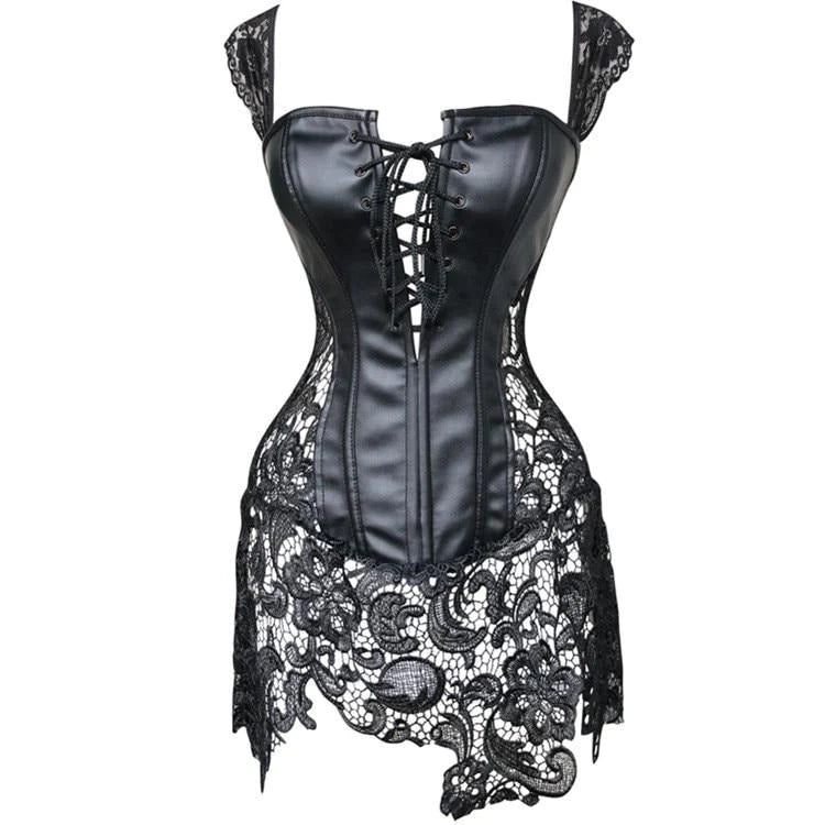 LEDER GOTISCH SEXY KORSET