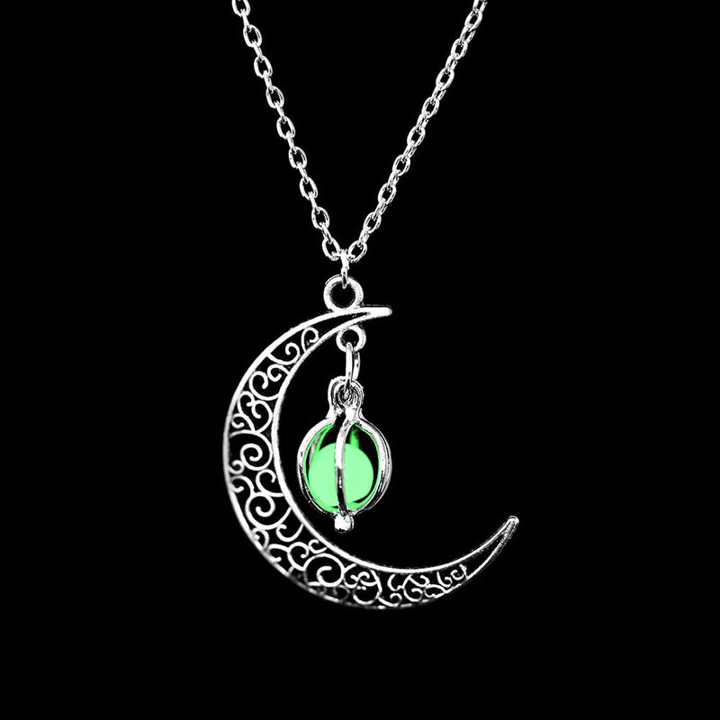 Crescent moon gloeiketting