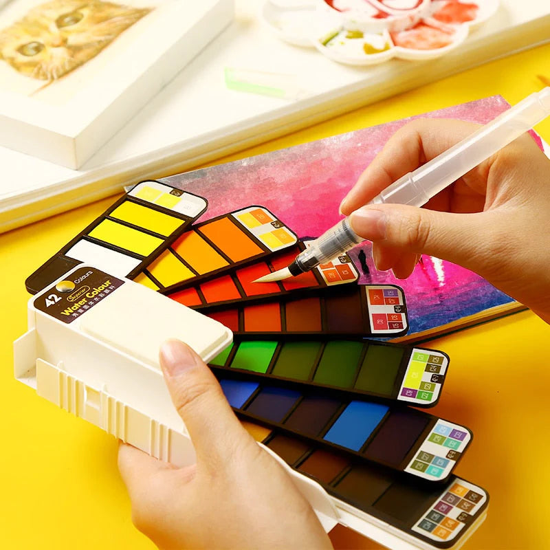 Aquarel Waterverf Schilderset