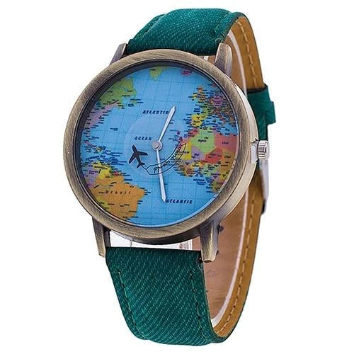 Vintage Traveler's Leather Watch