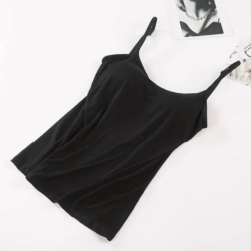 Dames Gevoerde Cami Tank Tops