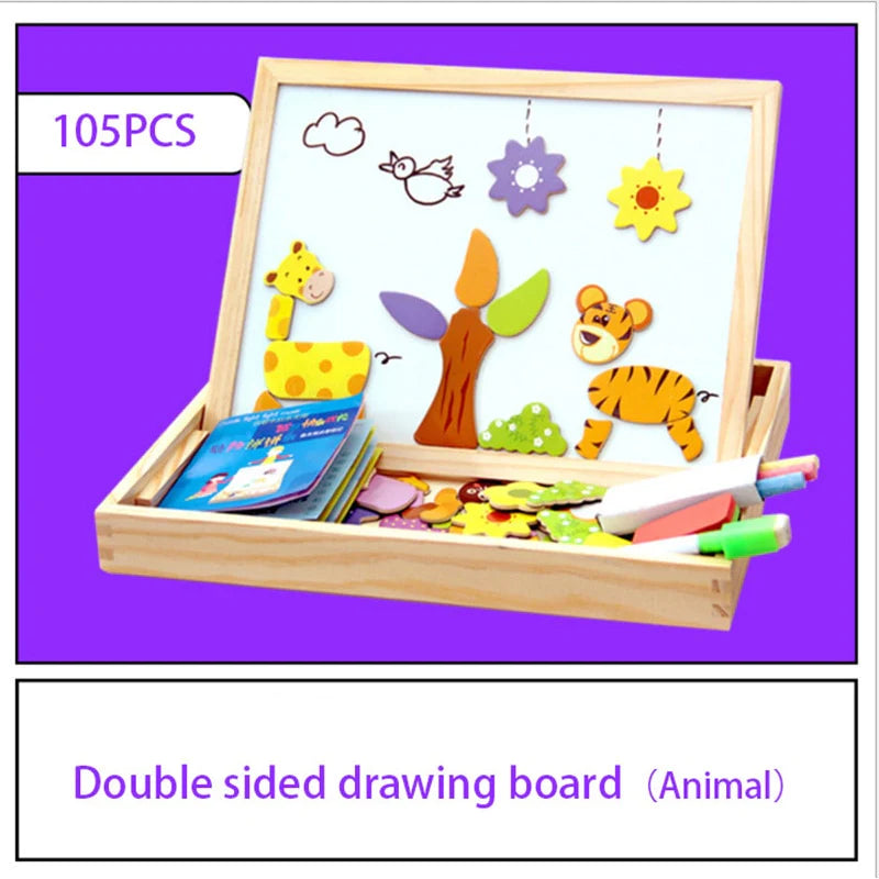 Teken & Puzzel - Educatief Magneetbord