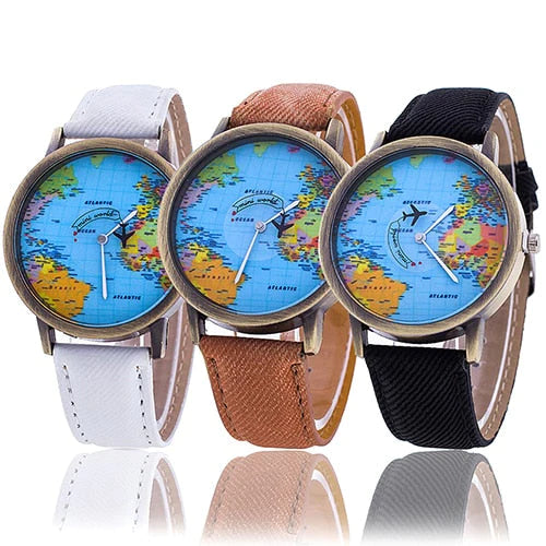 Vintage Traveler's Leather Watch