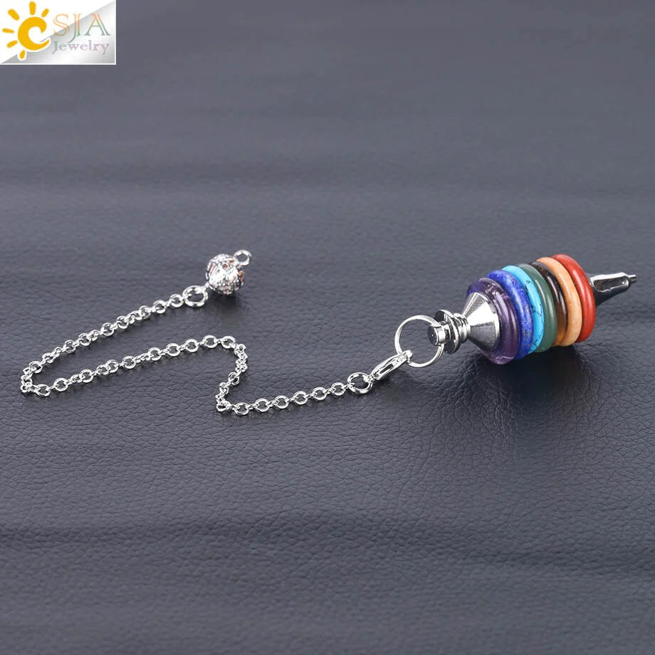 Zeven Chakra's pendel ketting - De spirituele levensgids