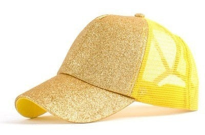Rommelige Bun Baseball Cap
