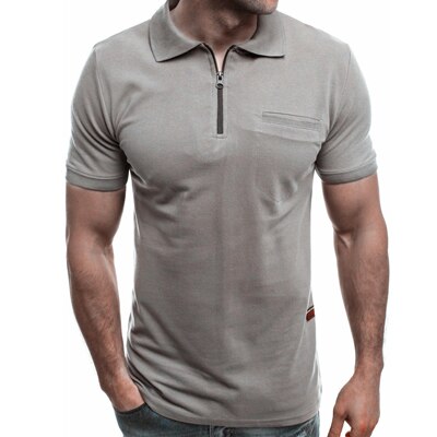 Short Sleeve Rits Polo Shirt