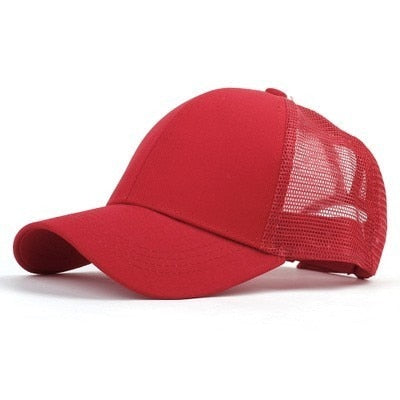 Rommelige Bun Baseball Cap