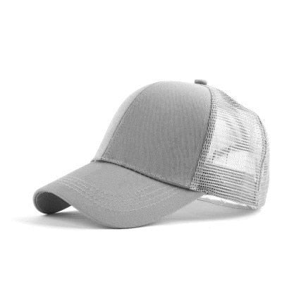 Rommelige Bun Baseball Cap