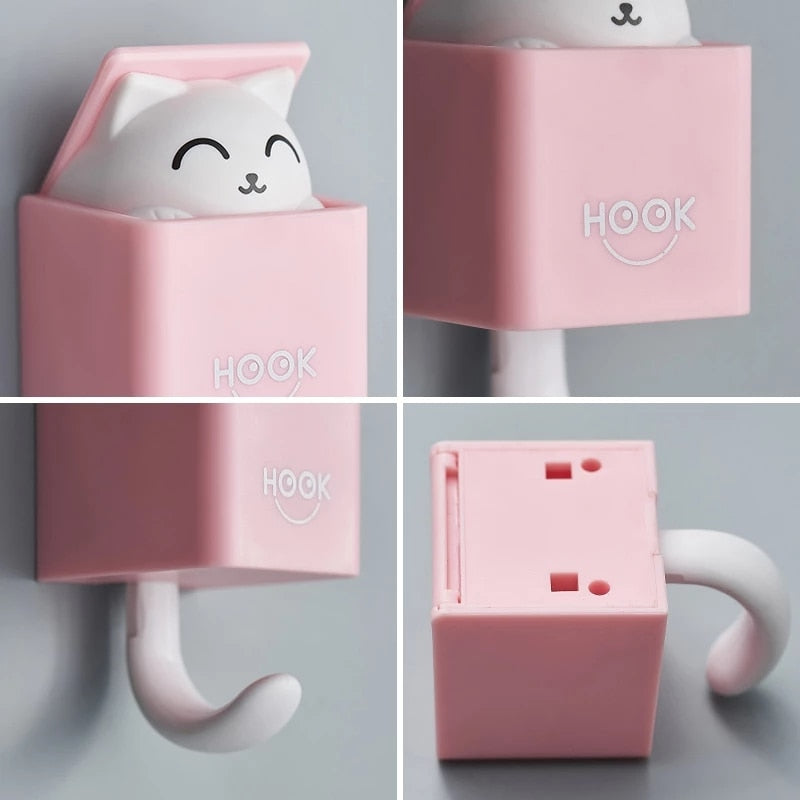 Peeking Cat Wall Hangende Haak