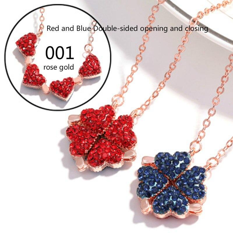 Vouwbare Pendant | Vierbladige Klaver Ketting