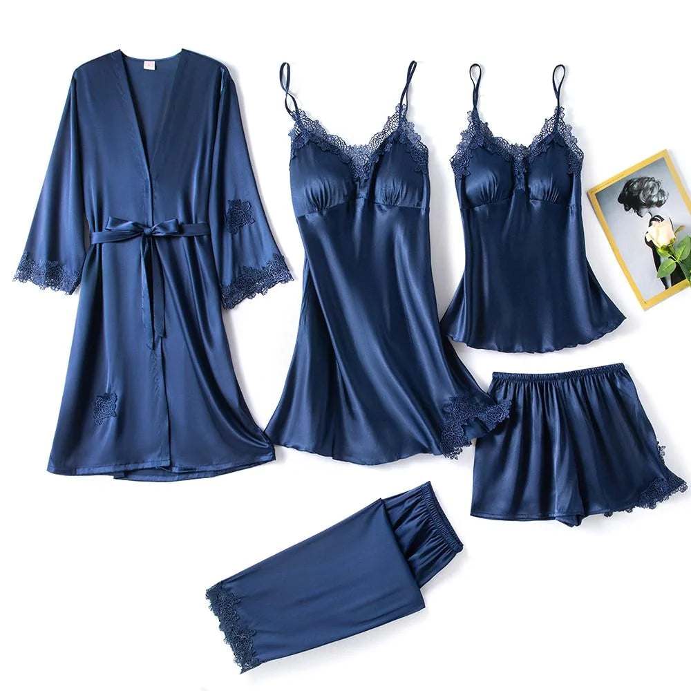 Zachte Zijden Pyjama Set