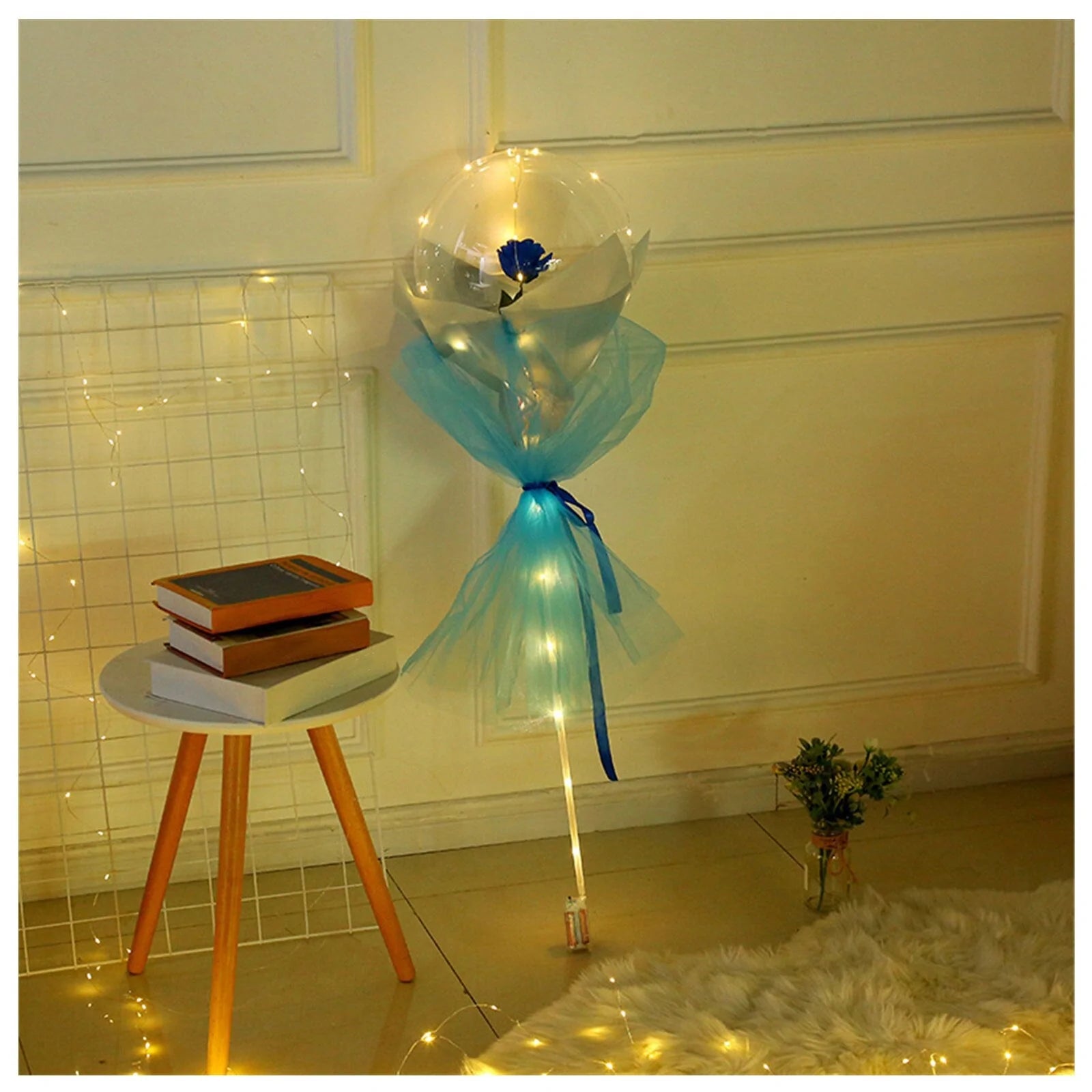 LED Lichtgevende Ballon Rozenboeket (Doe-het-zelf pakket)